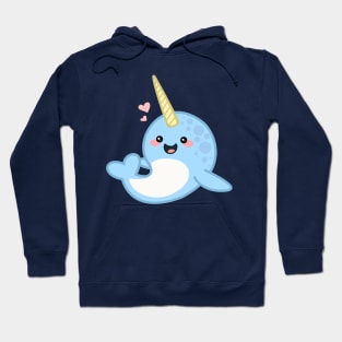 Kawaii Narwhal Hoodie